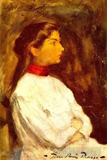 Pablo Picasso Ölgemälde - Porträt von Lola1899