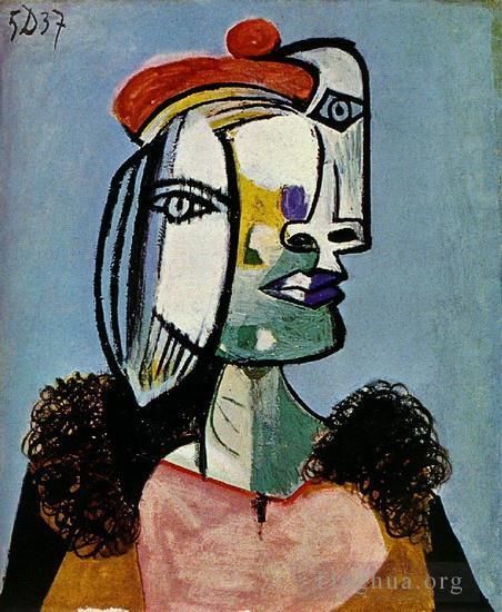 Pablo Picasso Ölgemälde - Porträt einer Frau 1937