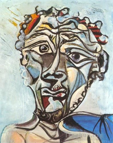 Pablo Picasso Ölgemälde - Tete d homme 2 1971