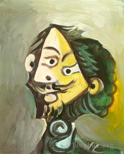 Pablo Picasso Ölgemälde - Tete d homme 5 1971