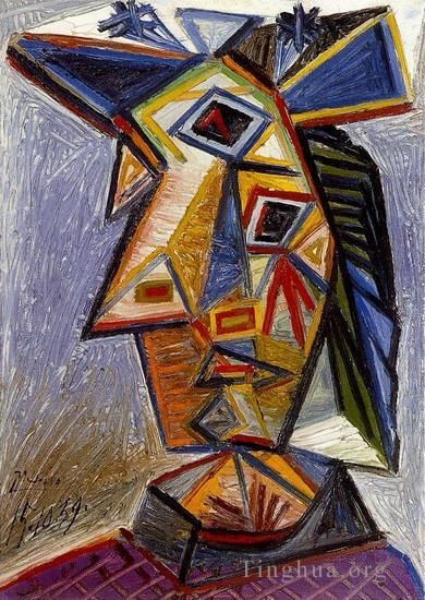 Pablo Picasso Ölgemälde - Tête de Femme 1939
