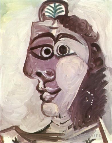 Pablo Picasso Ölgemälde - Tête de Femme 1971