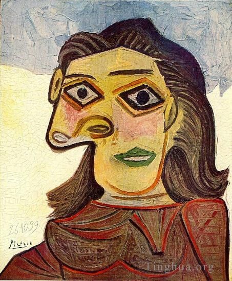 Pablo Picasso Ölgemälde - Tete de Femme 4 1939