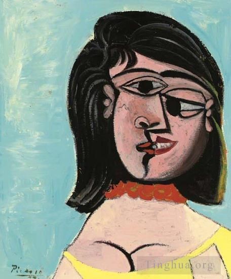 Pablo Picasso Ölgemälde - Tete de Femme Dora Maar 1937