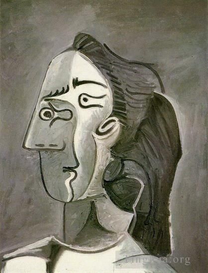 Pablo Picasso Ölgemälde - Tete de Femme Jacqueline 1962