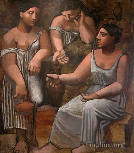 Pablo Picasso Ölgemälde - Drei Frauen a la Fontaine 1921