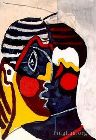 Pablo Picasso Ölgemälde - Visage Tete 1929