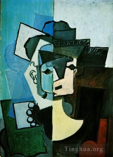 Pablo Picasso Ölgemälde - Visage de Femme 1953
