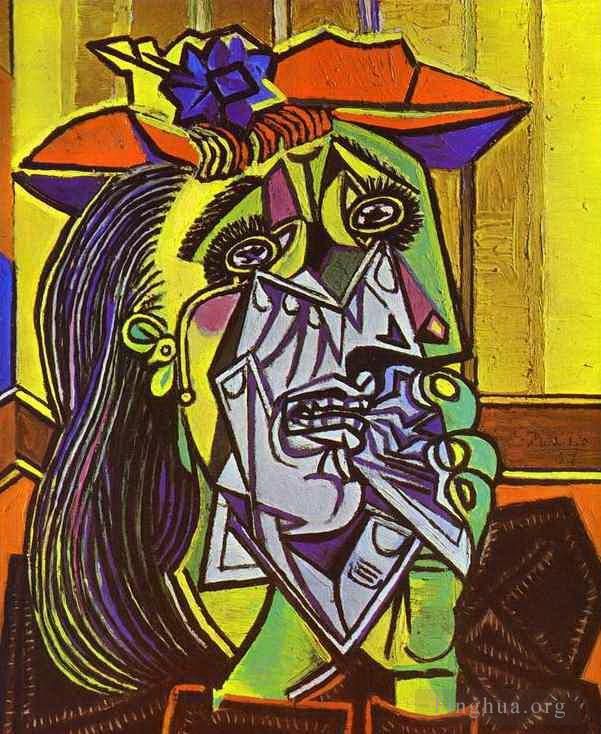 Pablo Picasso Ölgemälde - Weinende Frau 1937