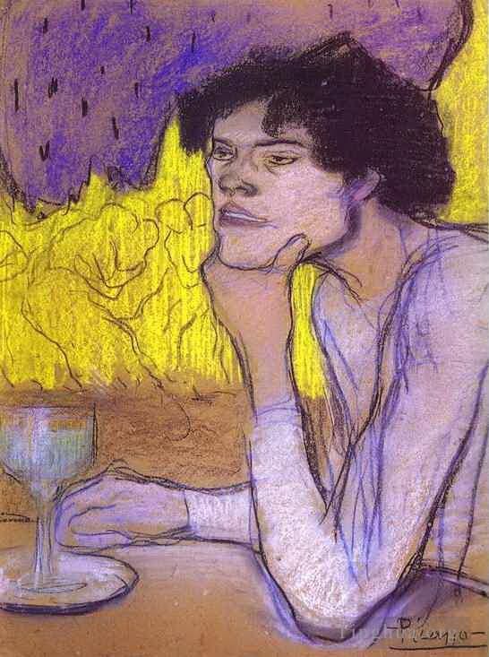 Pablo Picasso Andere Malerei - Absinth 1901
