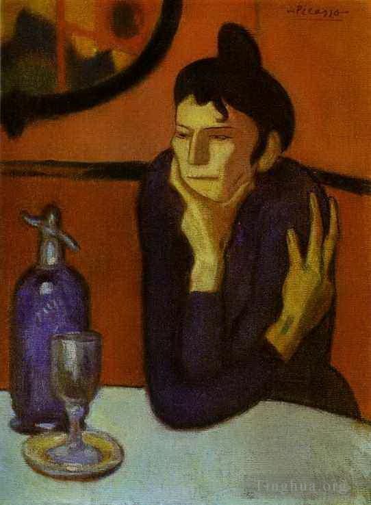 Pablo Picasso Andere Malerei - Absinthtrinker 1901