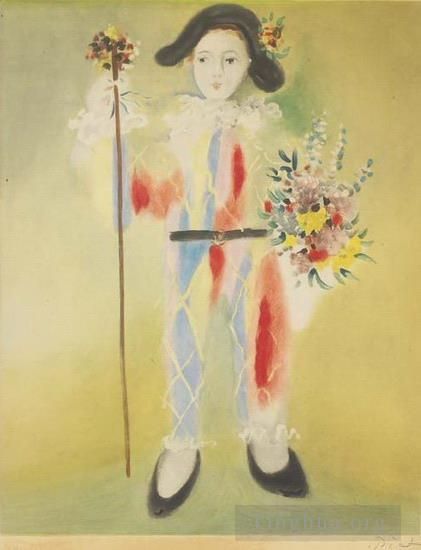 Pablo Picasso Andere Malerei - Arlequin 1905