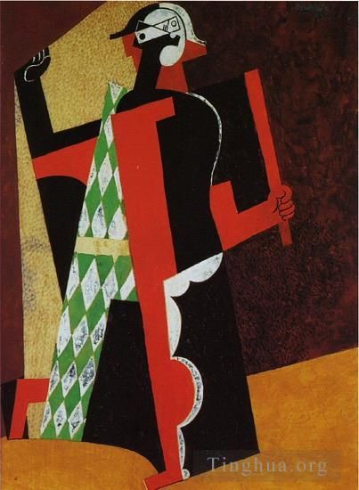 Pablo Picasso Andere Malerei - Arlequin 1916