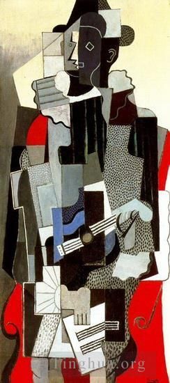 Pablo Picasso Andere Malerei - Arlequin 1917