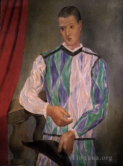 Pablo Picasso Andere Malerei - Arlequin1918