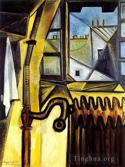 Pablo Picasso Andere Malerei - Atelier de l artiste rue des Grands Augustins 1943