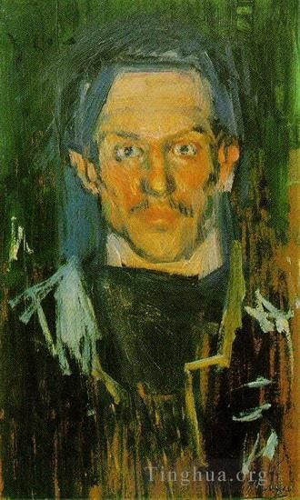 Pablo Picasso Andere Malerei - Autoporträt 1901