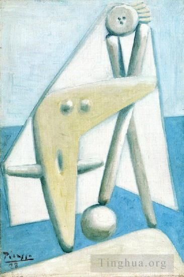 Pablo Picasso Andere Malerei - Baigneuse 1928