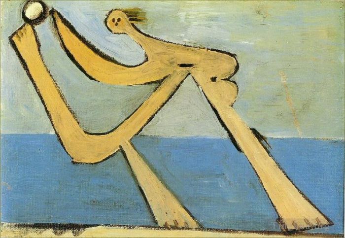 Pablo Picasso Andere Malerei - Baigneuse 4 1928