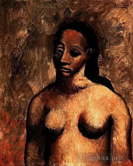 Pablo Picasso Andere Malerei - Büste der Frau 1906 2