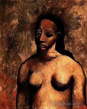 Zeitgenössische Malerei - Büste der Frau 1906 2