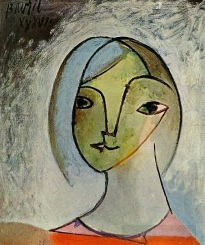 Zeitgenössische Malerei - Büste der Frau 1929