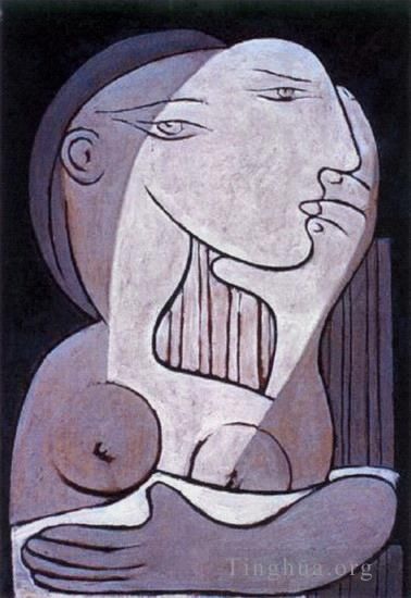 Pablo Picasso Andere Malerei - Büste der Frau 1934