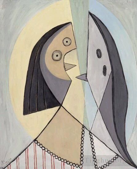 Pablo Picasso Andere Malerei - Buste de Femme 5 1971