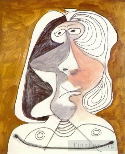 Pablo Picasso Andere Malerei - Büste der Frau 6 1971