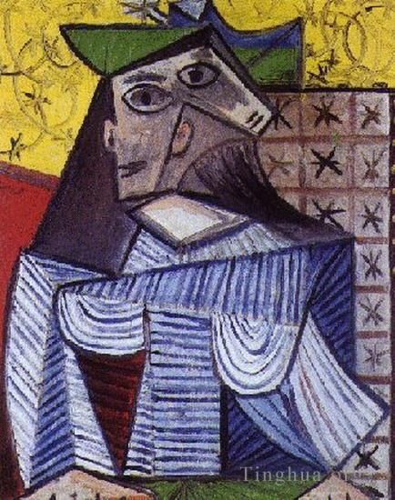 Pablo Picasso Andere Malerei - Buste de Femme Portrait von Dora Maar 1941