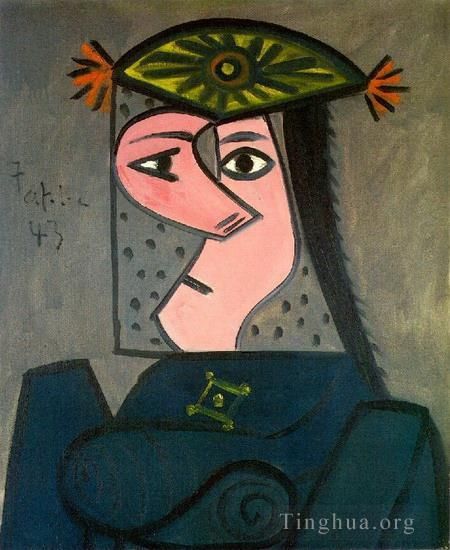 Pablo Picasso Andere Malerei - Büste der Frau R 1943