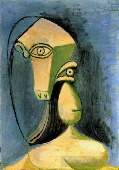 Pablo Picasso Andere Malerei - Büste de figur feminin 1940 2