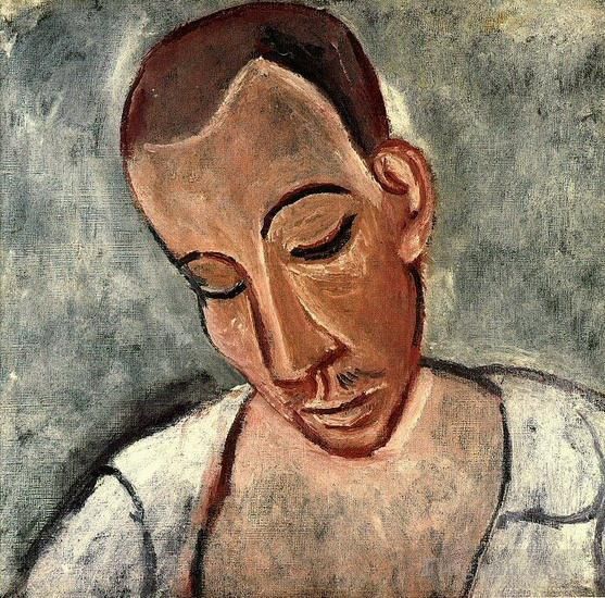 Pablo Picasso Andere Malerei - Buste de marin 1907