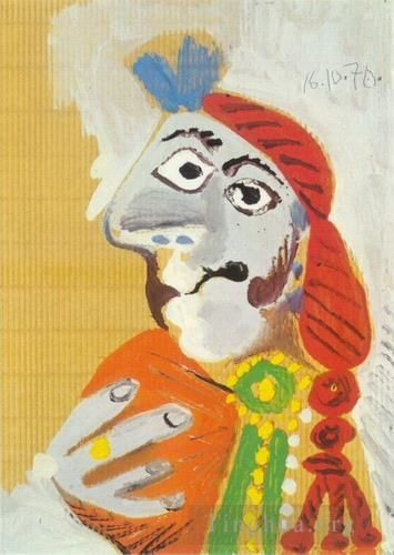 Pablo Picasso Andere Malerei - Buste de Matador 3 1970