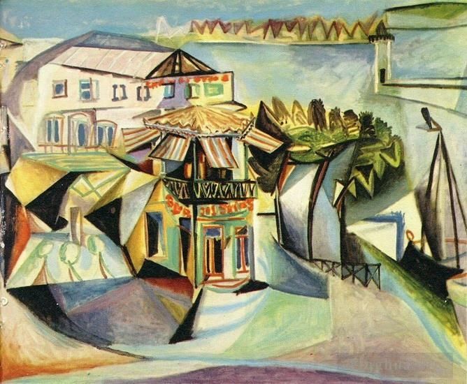 Pablo Picasso Andere Malerei - Café a Royan Le Café 1940