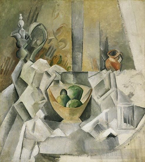 Pablo Picasso Andere Malerei - Carafon Pot et Compotier 1909
