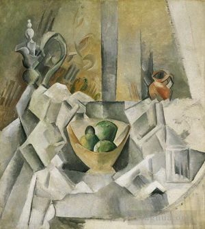 Zeitgenössische Malerei - Carafon Pot et Compotier 1909