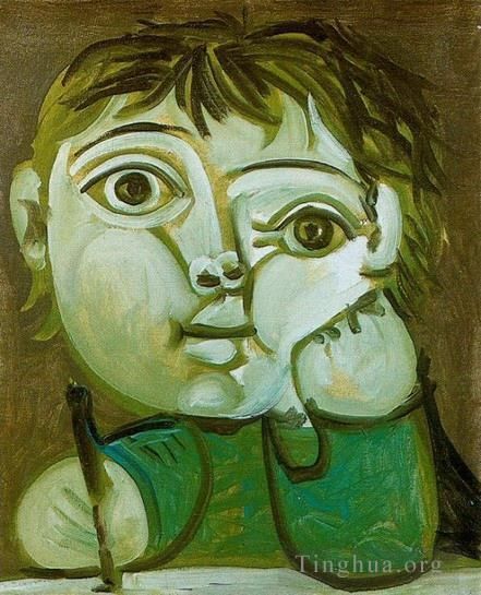 Pablo Picasso Andere Malerei - Claude Ecrivant 1951