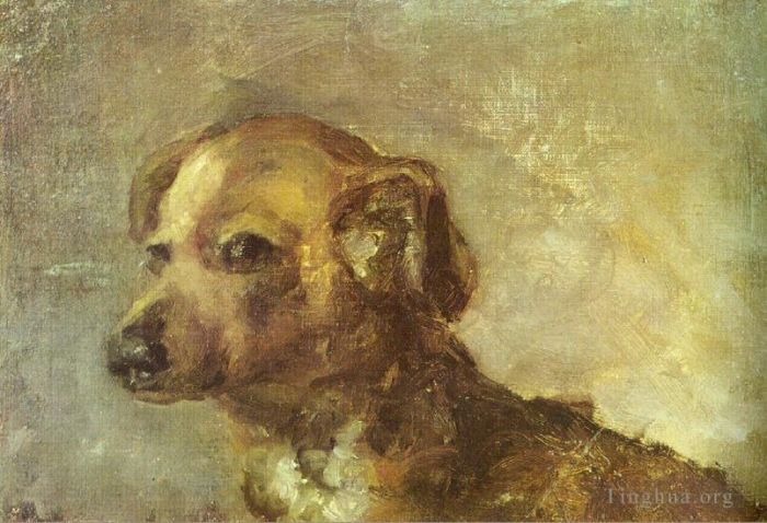 Pablo Picasso Andere Malerei - Clipper le chien de Picasso 1895