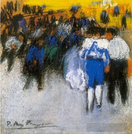 Pablo Picasso Andere Malerei - Courses de Taureaux 2 1901