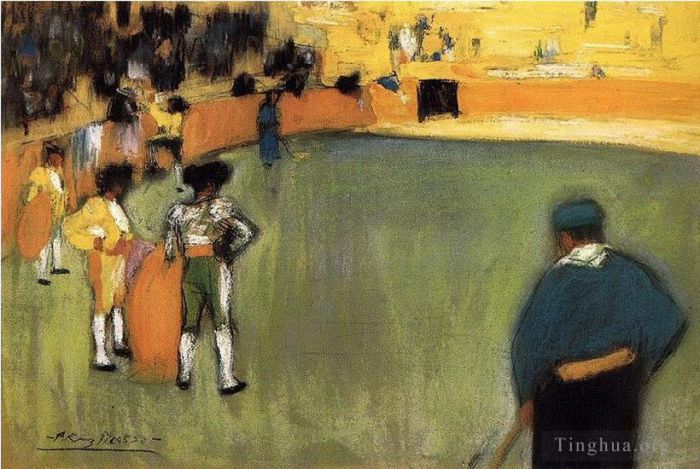 Pablo Picasso Andere Malerei - Courses de Taureaux Corrida 4 1900