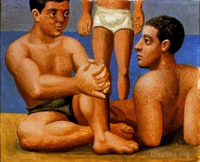 Pablo Picasso Andere Malerei - Zwei Baigneurs 1921
