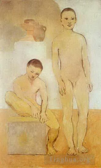 Pablo Picasso Andere Malerei - Zwei Jugendliche 1905