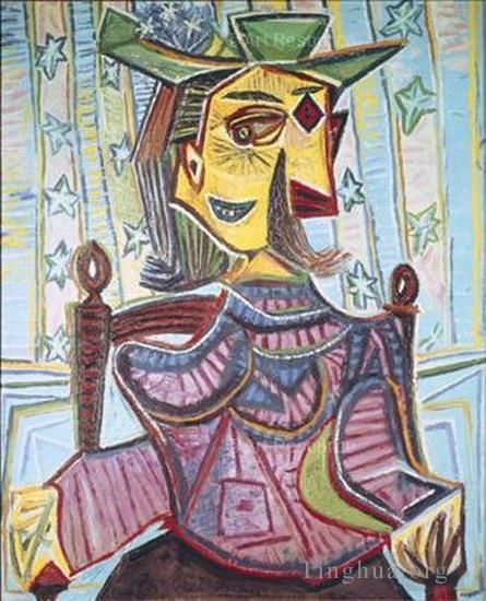 Pablo Picasso Andere Malerei - Dora Maar unterstützt 1939
