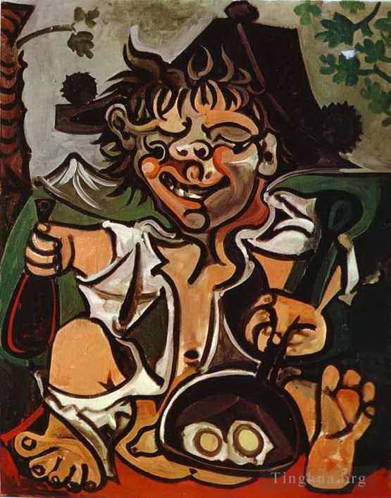 Pablo Picasso Andere Malerei - El Bobo 1959