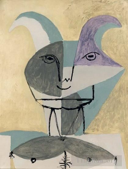 Pablo Picasso Andere Malerei - Faune 1960