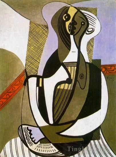 Pablo Picasso Andere Malerei - Femme assise 1927 2