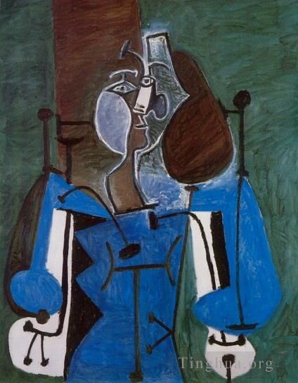 Pablo Picasso Andere Malerei - Femme assise 2 1939