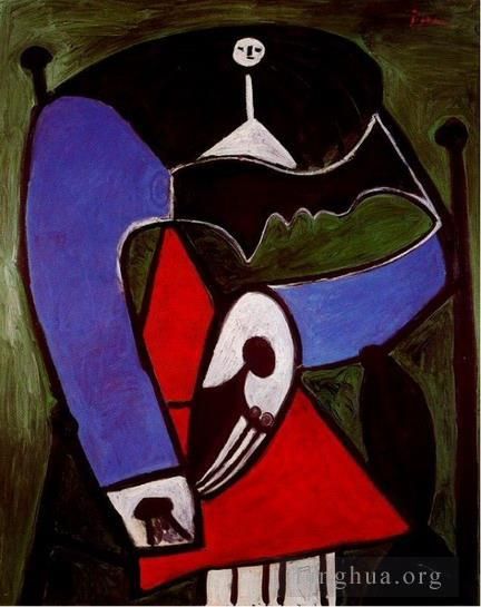 Pablo Picasso Andere Malerei - Femme dans un fauteuil 1927