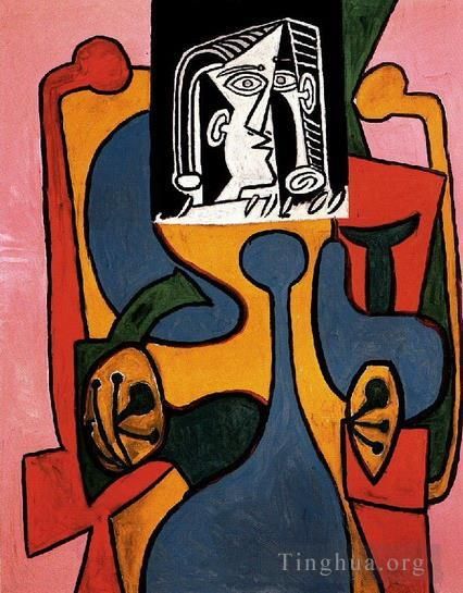 Pablo Picasso Andere Malerei - Femme dans un fauteuil 1938
